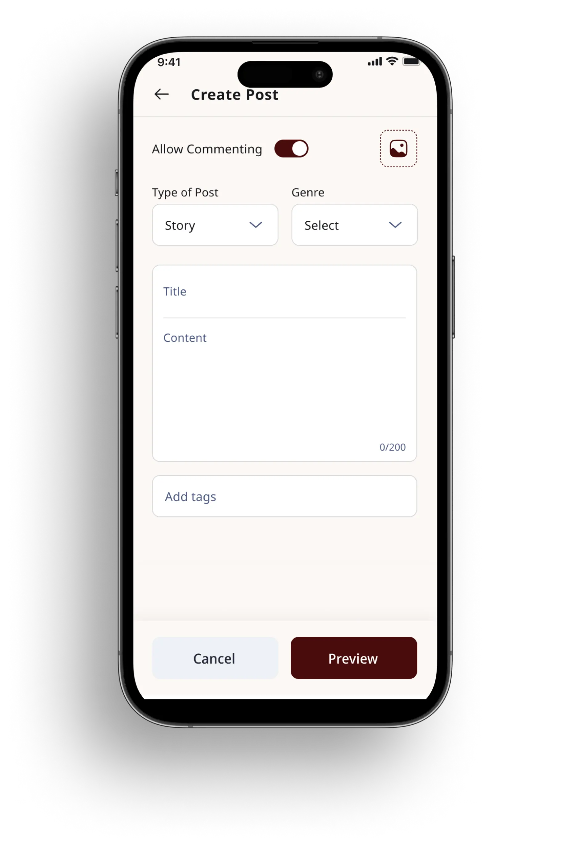 UI design illustration